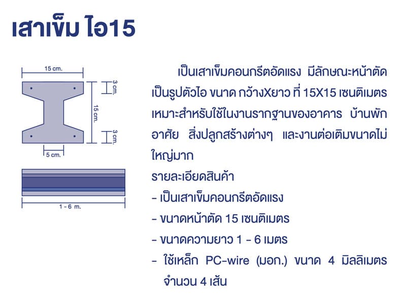 เสาเข็มไอ15
