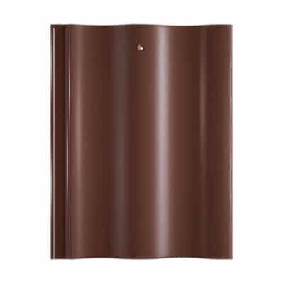 กระเบื้องหลังคาเซรามิก เอสซีจี รุ่นเซลิกา เคิร์ฟ สีคาราเมล บราวน์