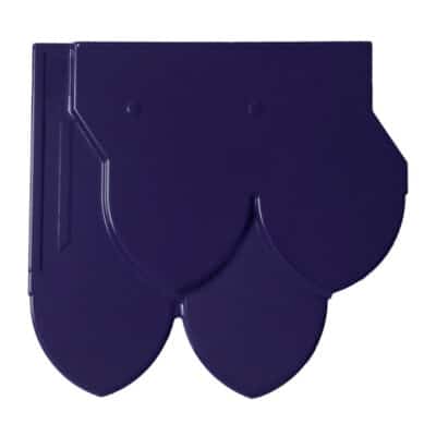 กระเบื้องหลังคาเซรามิก เอสซีจี รุ่นคลาสสิคไทย สีน้ำเงินแพรพรรณ