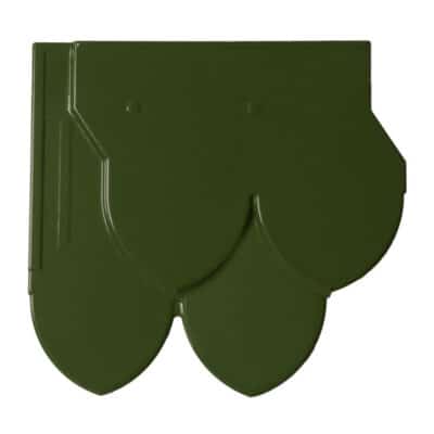 กระเบื้องหลังคาเซรามิก เอสซีจี รุ่นคลาสสิคไทย สีเขียวมณีนิล
