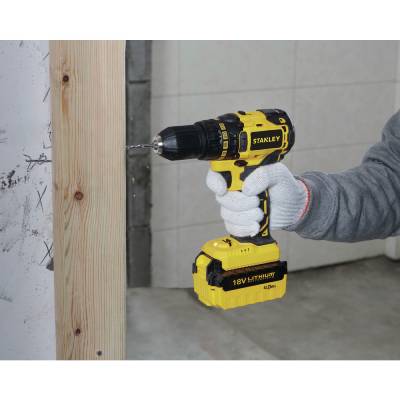 สว่านไร้สาย ไร้แปรงถ่าน STANLEY SBD201D2K-B1 18V - Image 4