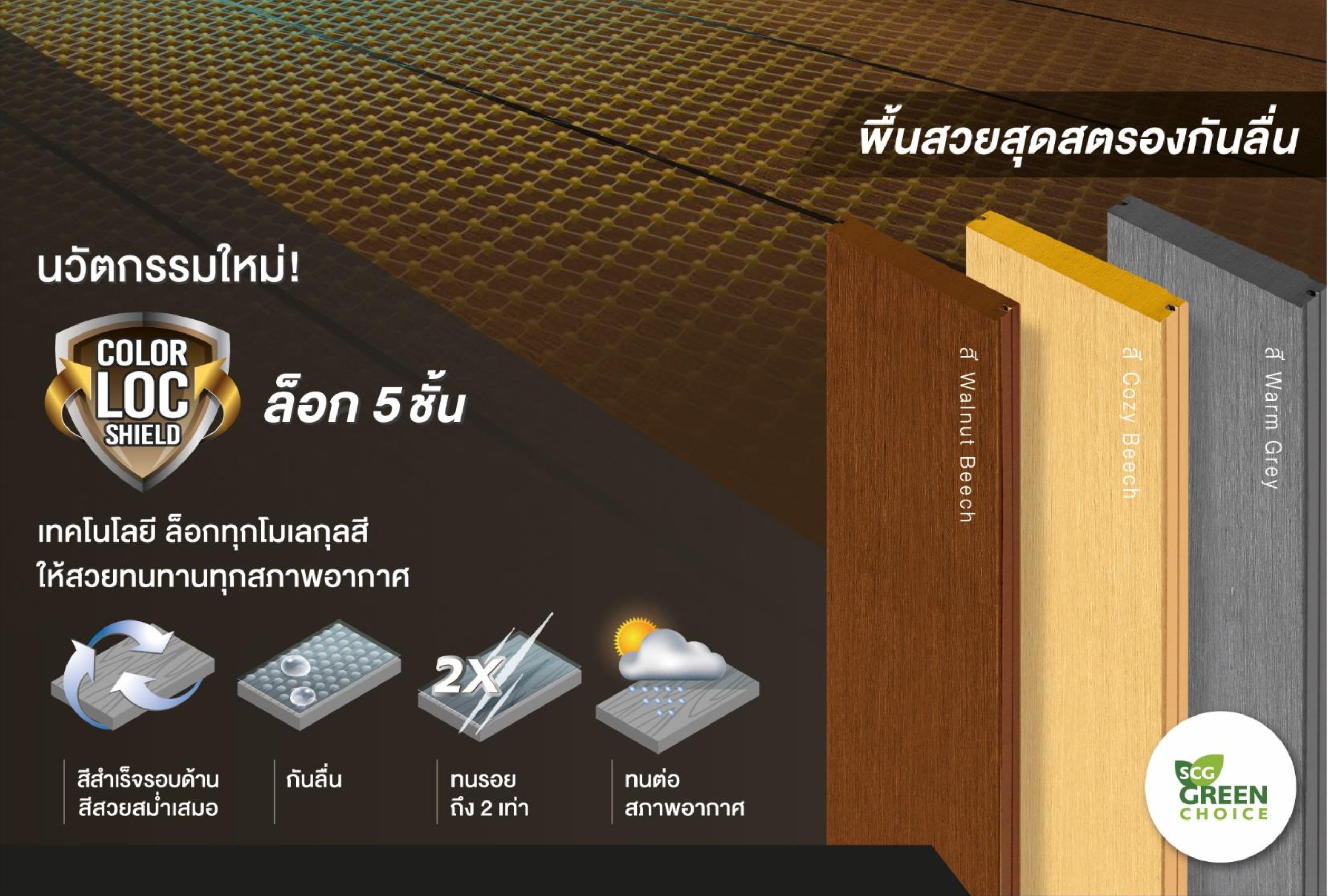 นวัตกรรมพื้นไม้กันลื่น